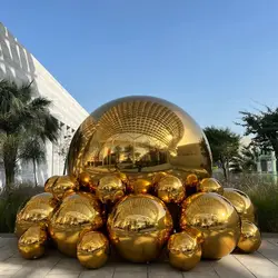 Inflatable Mirror Ball Durable Large Event Decoration Balloon PVC Disco Balls Shinny Sphere Gazing Globe Mirror Ball For Party