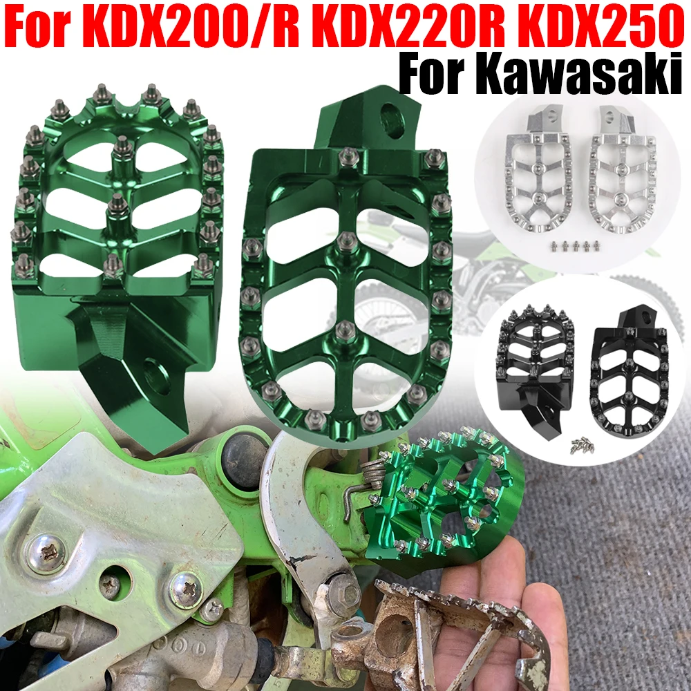 

Footrest Footpegs Foot Pegs Pedal Rest For Kawasaki KDX200 KDX200R KDX220R KDX 200 R 200R 220 220R KDX250 KDX 250 Accessories