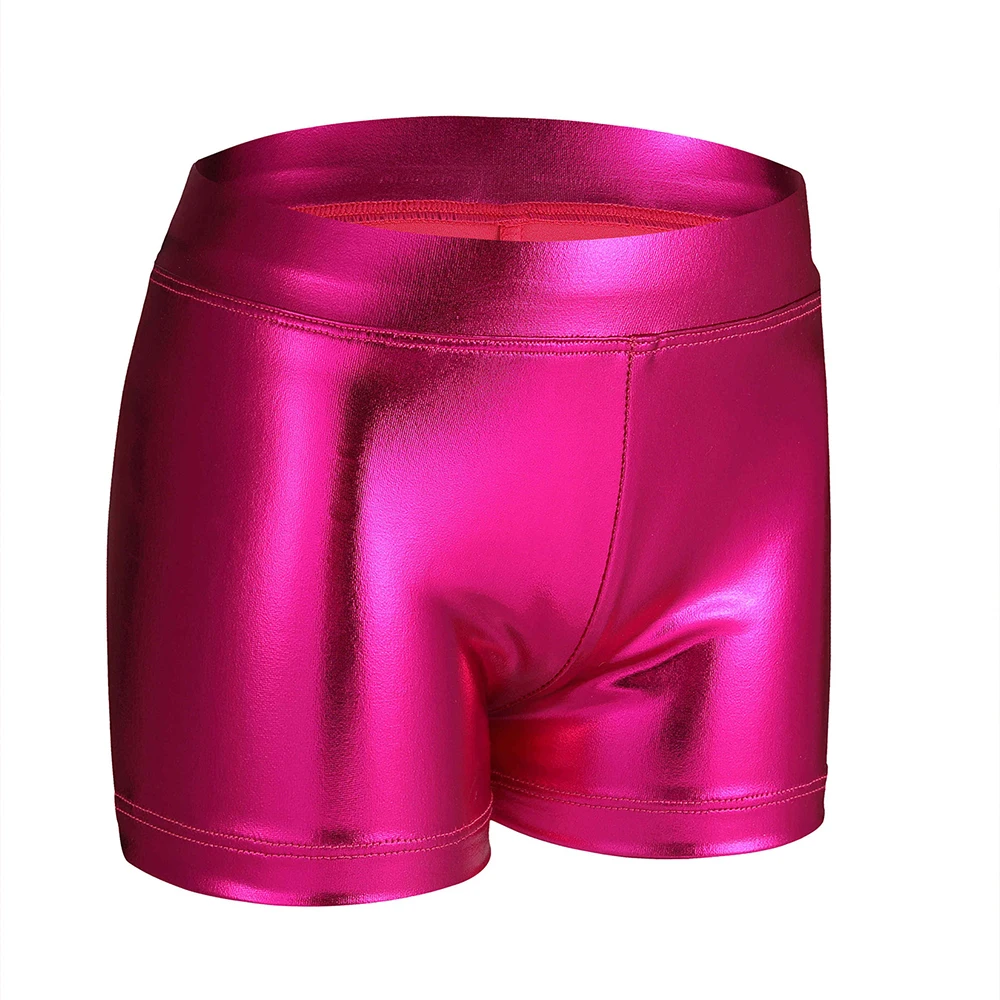 أطفال بنات بنين الجاز الرقص الحديث لامعة السراويل أداء زي قيعان معدنية الأطفال مرونة هالوين عروض المسرح الساخن #3