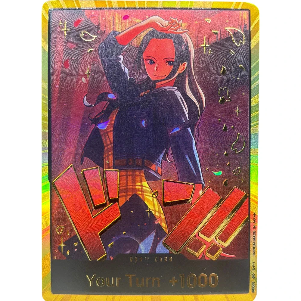 مجموعة بطاقات قطعة واحدة ختم ساخن دون!! بطاقة EB03 Nami Nico Robin EN DIY لعبة ذاتية الصنع لعبة هدية لبطاقات الرسوم المتحركة