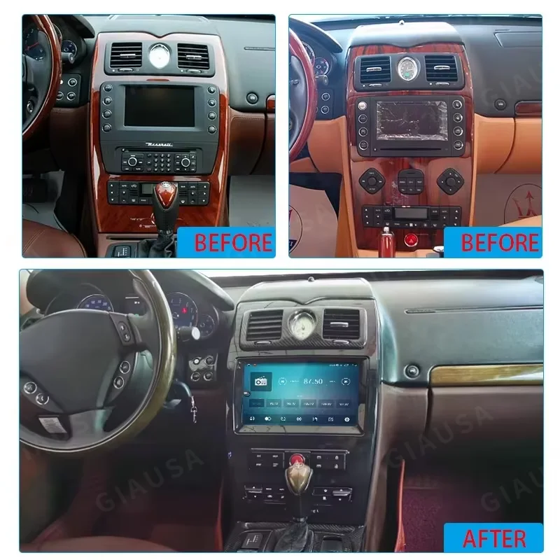 A Car Radio For Maserati Quattroporte 2004 -2012 Android Auto GPS Automotive Multimedia Radio Stereo Receiver Head Unit BT5.0 4G