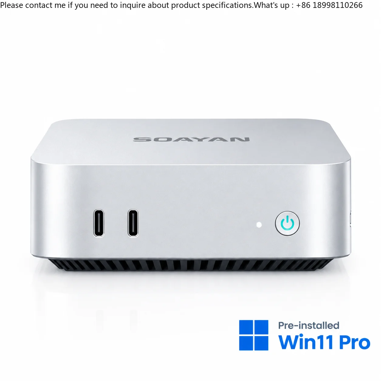 Intel N100 Mini-pcs 12GB LPDDR5 RAM M.2 SATA SSD Windows 11 Pro Micro Desktop PC OEM Wholesale Bulk Supply