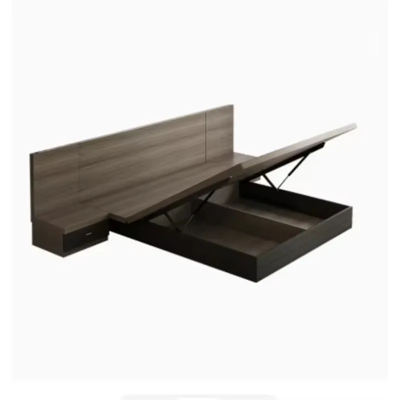 

Factory direct sales hot sale solid wood bed factory wholesale price hotel apartment bedroom furniture set king bed