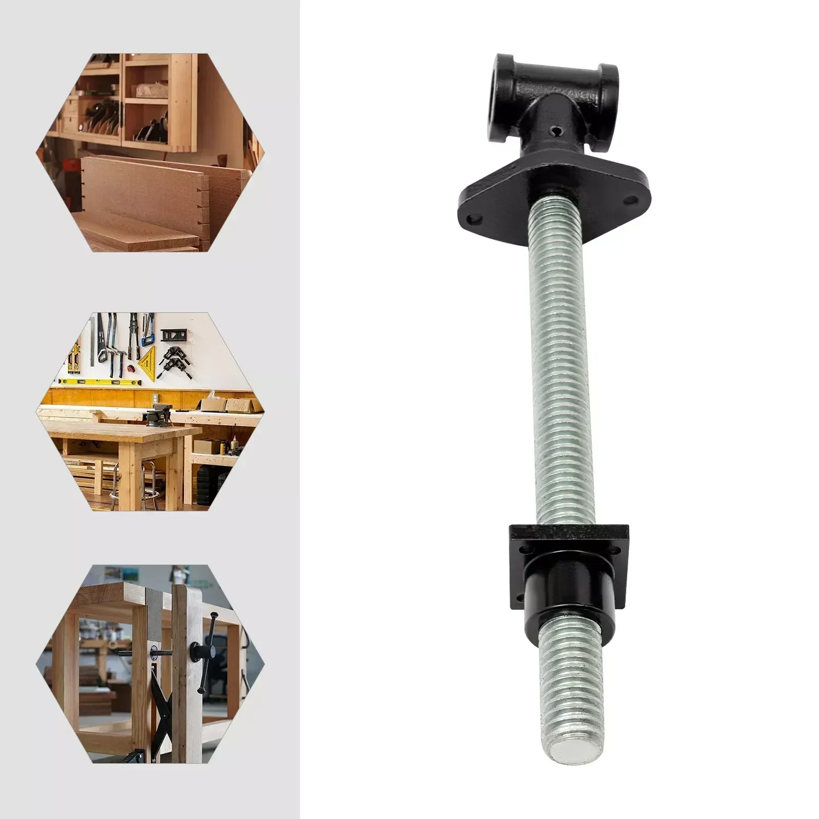 Vite per morsa per banco da lavoro con vite per morsa per lavorazione del legno da 1,1 * 13 pollici per materiali in legno