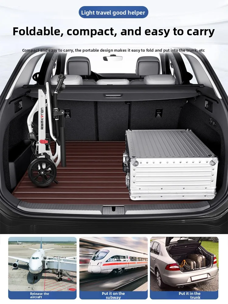 Foldable Portable Manual Wheelchair