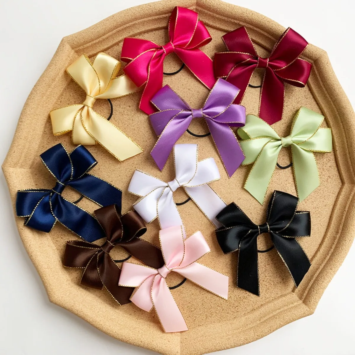 

50pcs Pink Gift Wrap Bows Elegant Bows for Gift Wrapping Wedding Birthday Presents DIY Crafts Baby Shower Christmas Party Decor