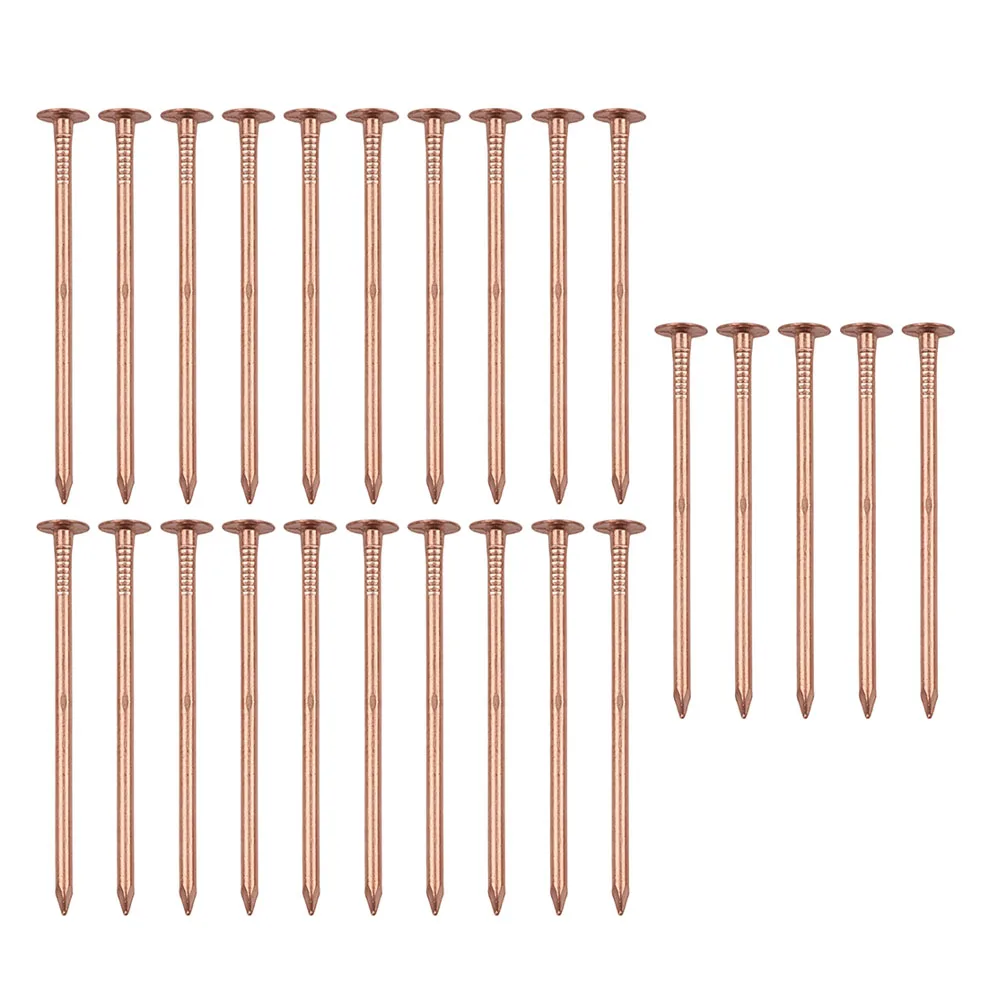 3 Inch Solid Copper Nails for Root Inhibition and Stump Removal in Forestry Horticulture and Ground Maintenance