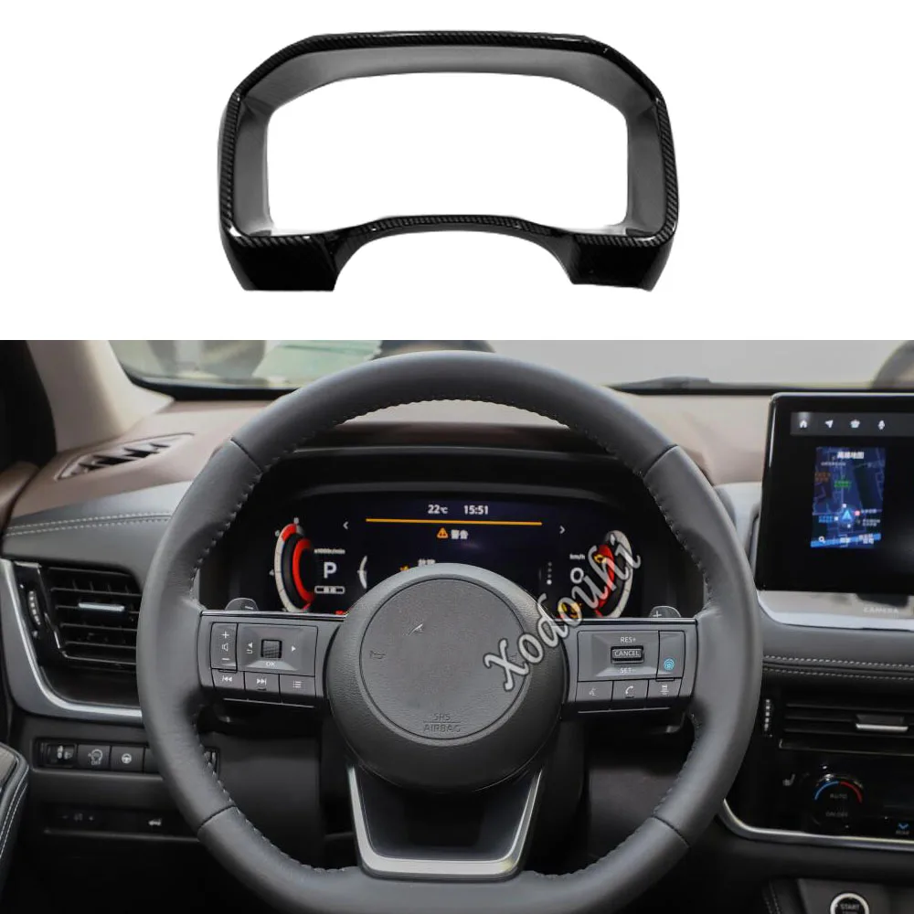 

Car Dashboard Instrument Panel Cover Trim Decorative Frame Interior Accessories For Nissan X-trail Xtrail Rogue 2021 2022 2023