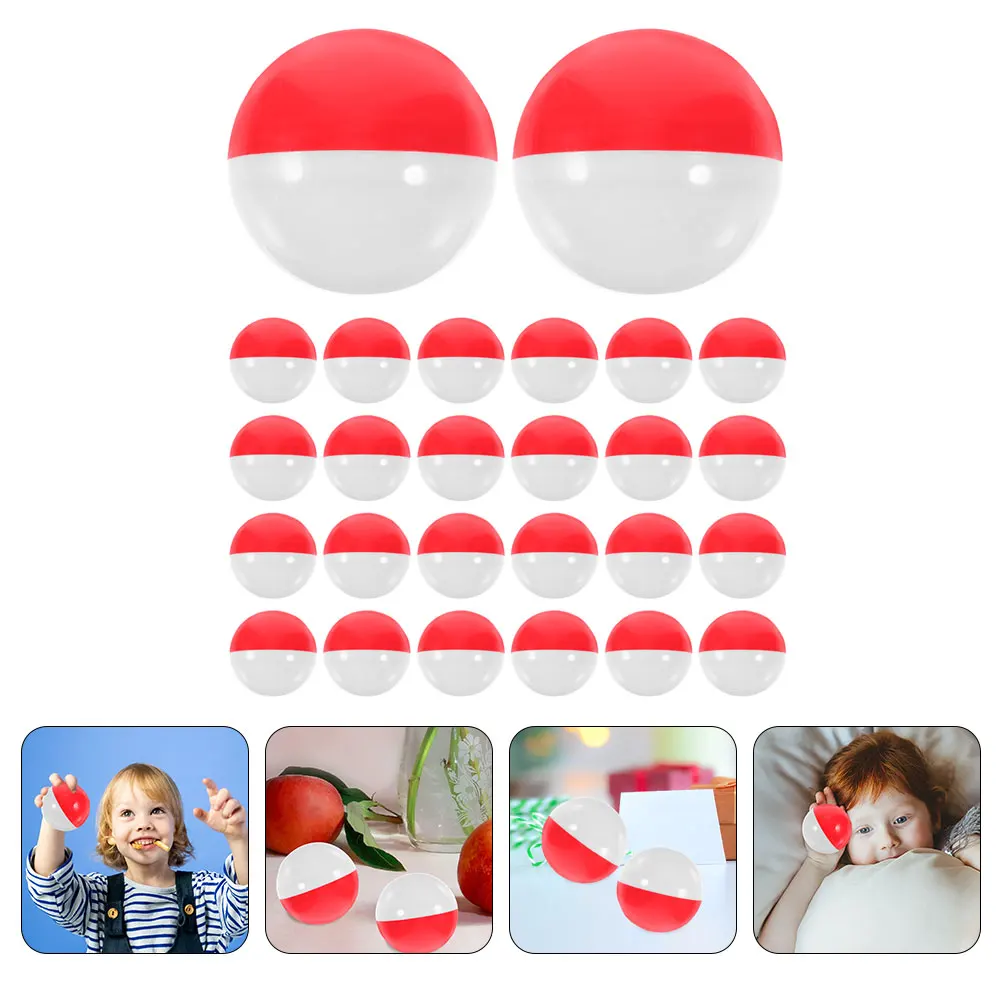 50pcs Ball Plastic Empty Fillable Round Plastic Wrapping Ball Toy Balls Capsules Candy Storage Boxes Easter Gifts