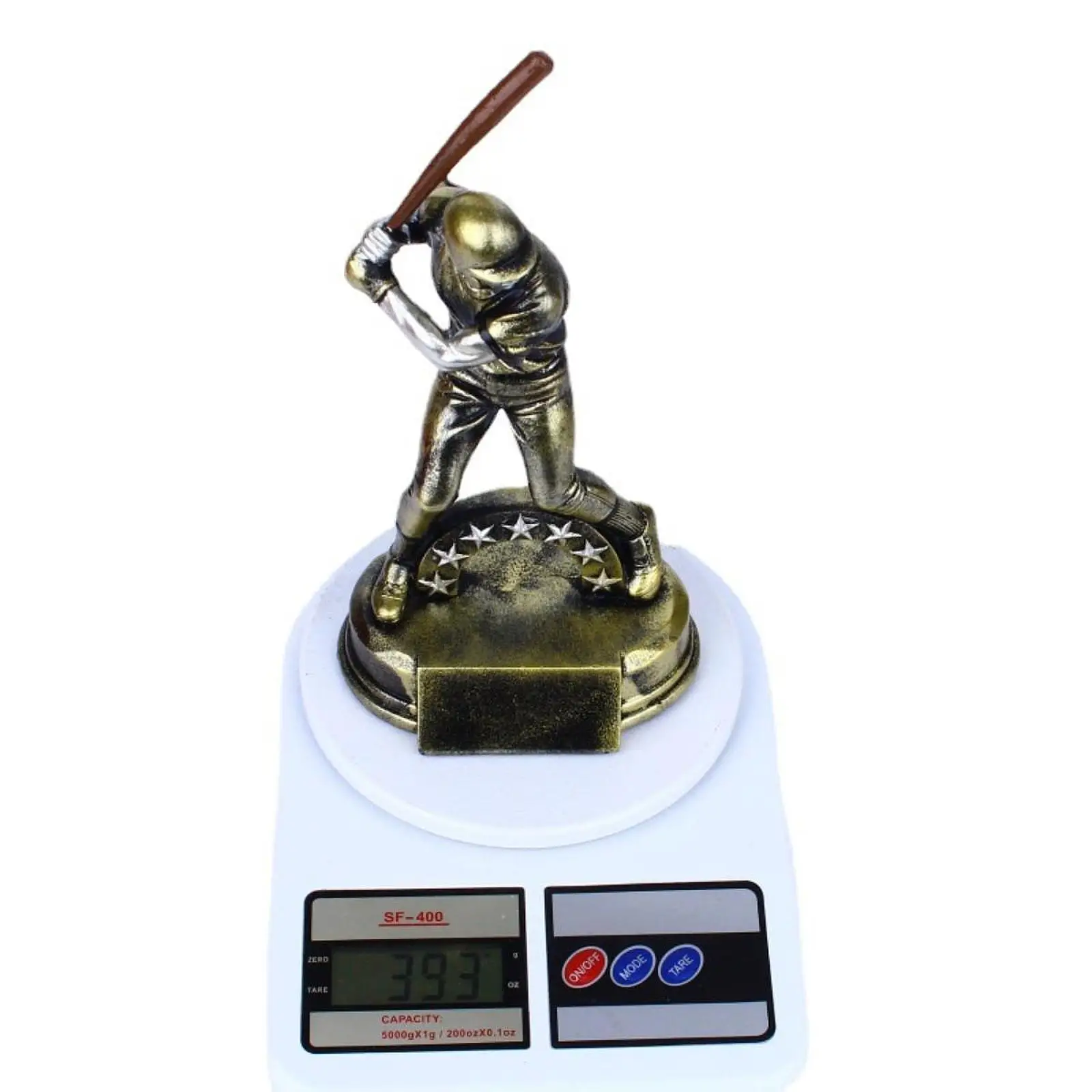 Baseball Batter Trophy Trophy Cup Reward Participation with Base Resin Sculpture