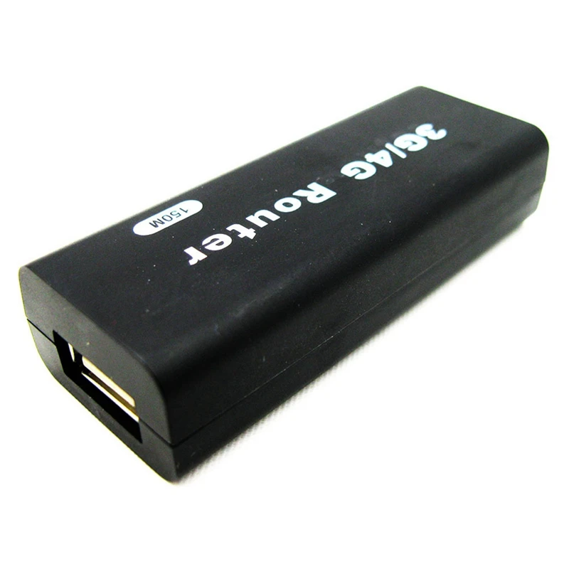 Mini enrutador portátil, enrutador inalámbrico USB 3G/4G, punto de acceso Wifi Wlan, punto de acceso Wifi, enrutador inalámbrico USB RJ45 de 150Mbps con Cable USB