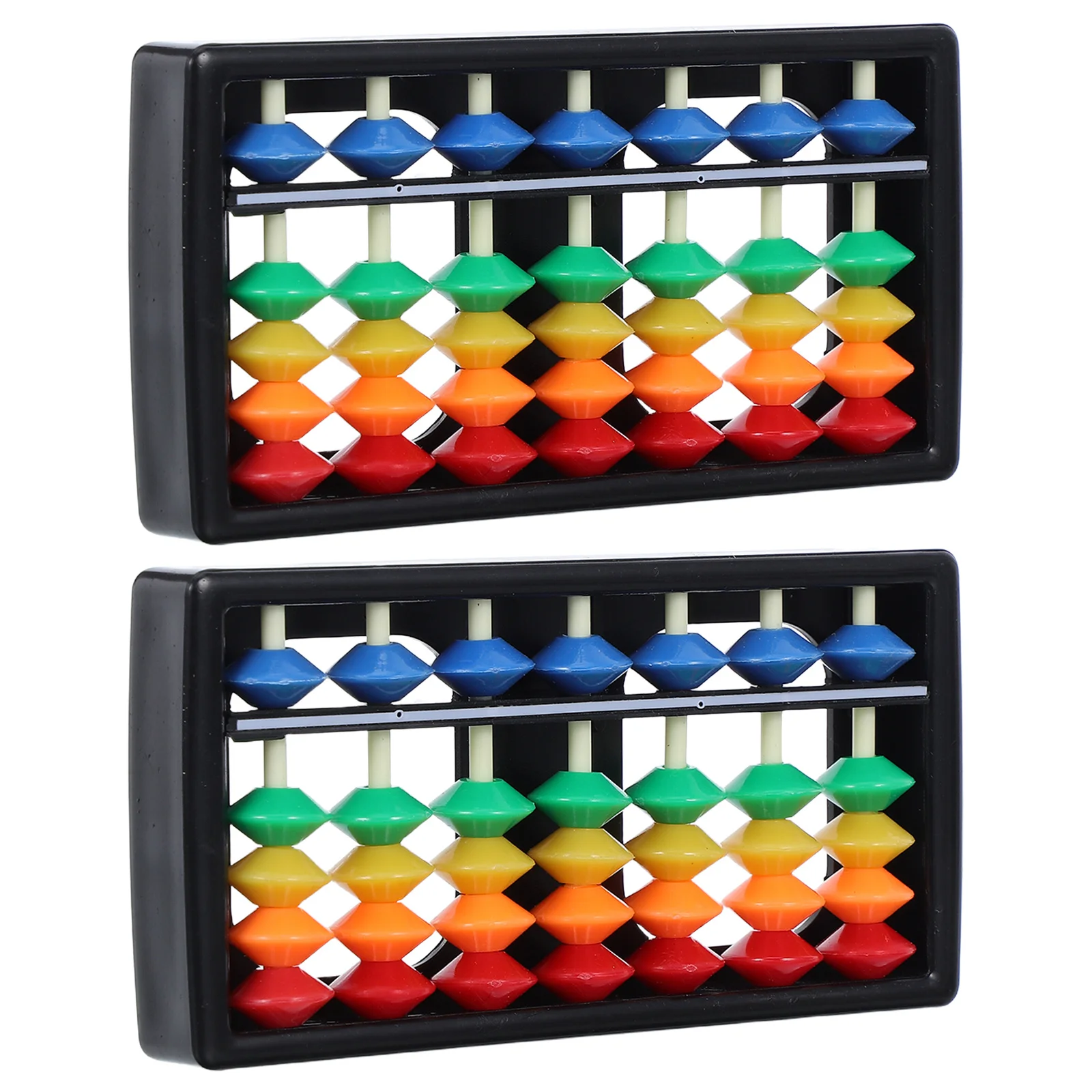 ลูกคิด 2 ชิ้น ของเล่นเสริมพัฒนาการทางคณิตศาสตร์สำหรับเด็ก สีสันสดใส ฝึกการนับเลข พัฒนาสมอง ของเล่นเสริมทักษะการเรียนรู้