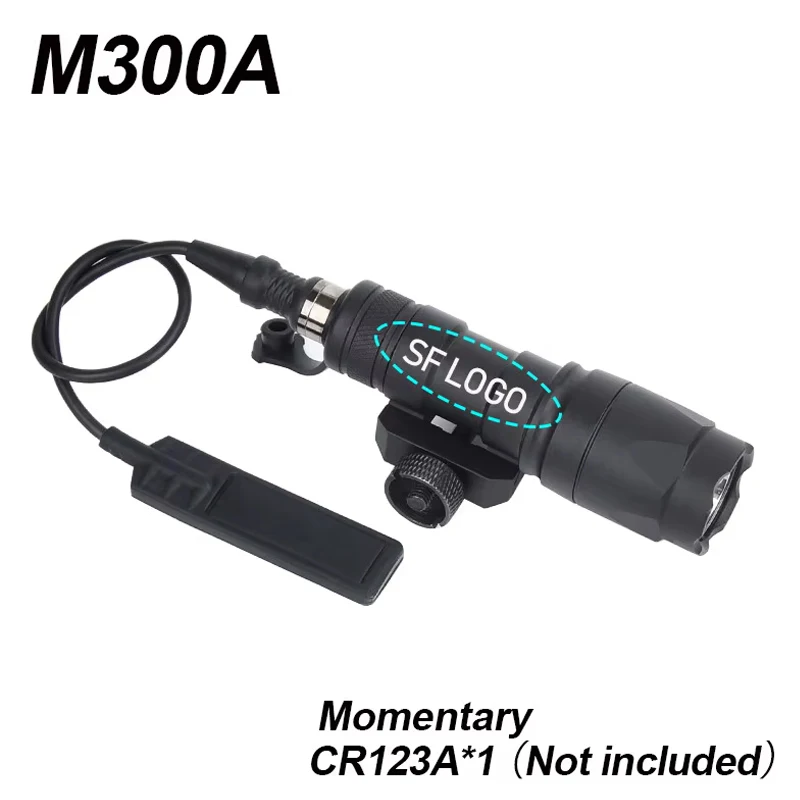 Tactical Wadsn M300 Surefir M300A MINI Scout Light Metal Flashlight With modbutton Switch Airsoft light Hunting Rifle Lanterna