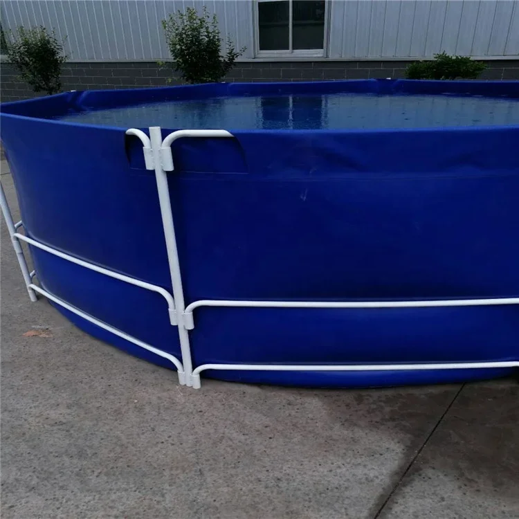 

Super Quality PVC Canvas Portable Fish Farm Tanks
