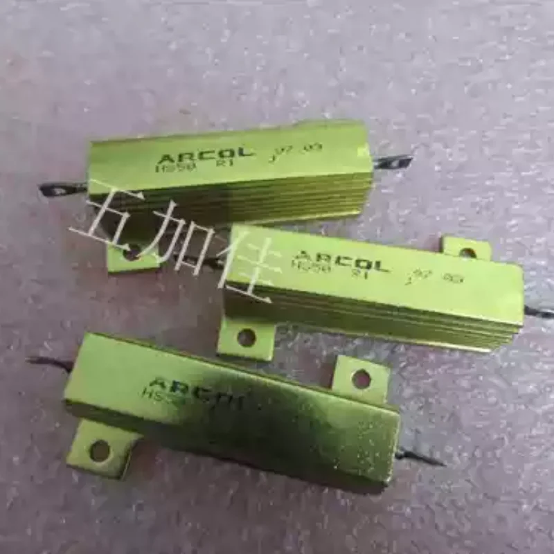 British HS50 R1J 0.1R 50W high-power aluminum shell resistor
