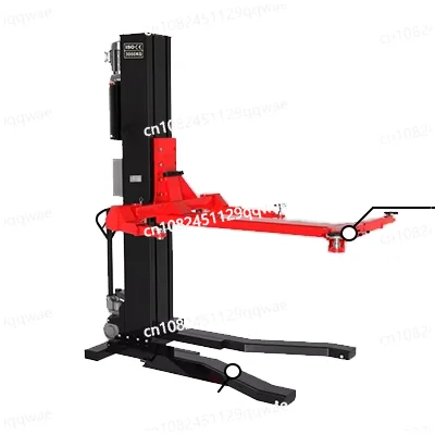 3-Ton electric double-column hydraulic car lift with open floor design, lift height 72.8 inches