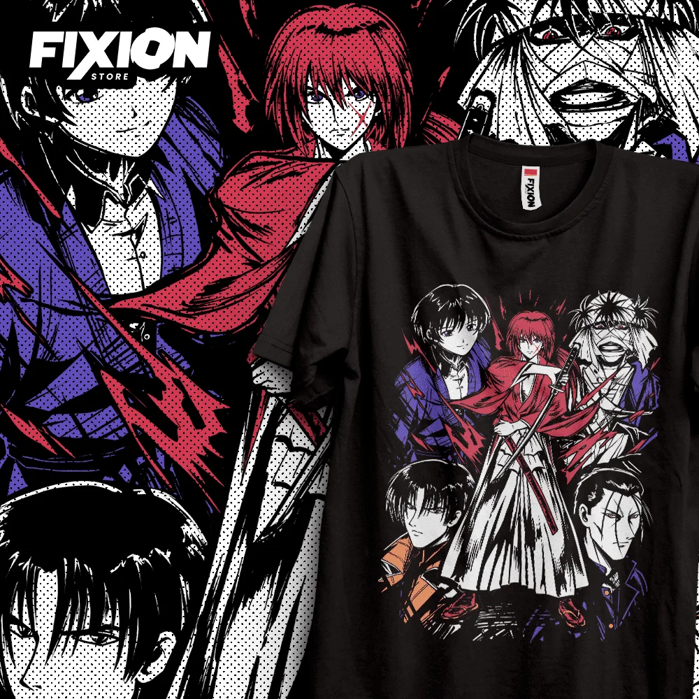 Rurouni Kenshin – Nuevos Diciembre!Anime T Shirt Manga Gift For Anime Lover All Size Cotton