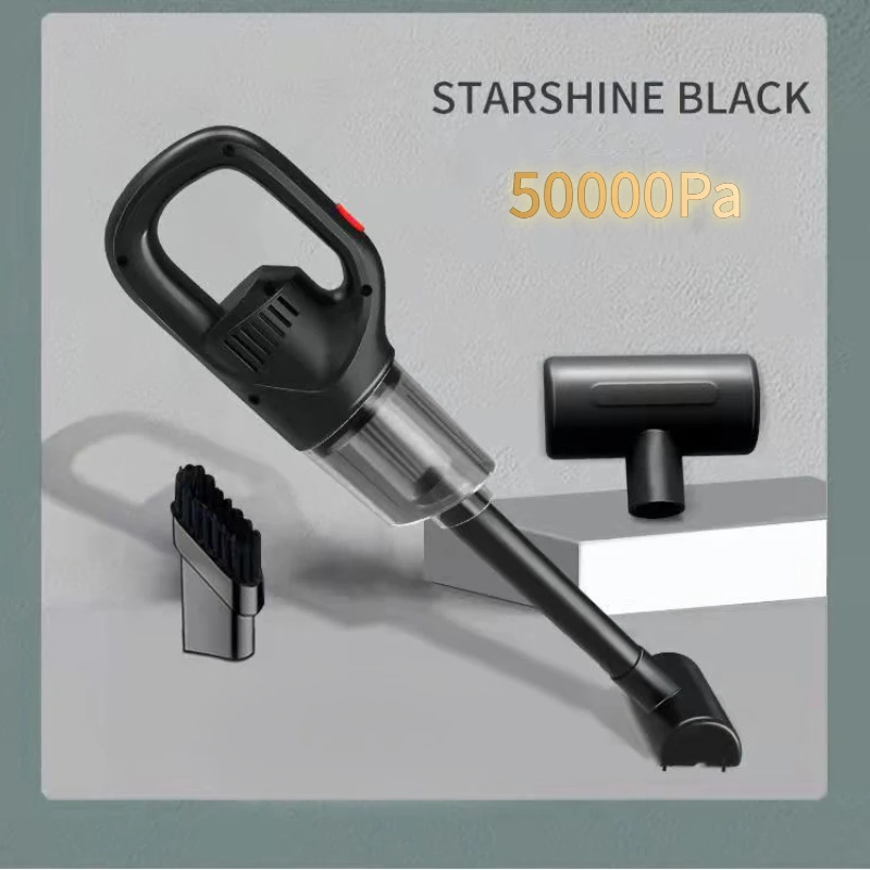 

50000Pa Wireless Vacuum Cleaner Electronic Accessories High Power Cleaners Car And Home Dual Cleaning Dry Wet Portable