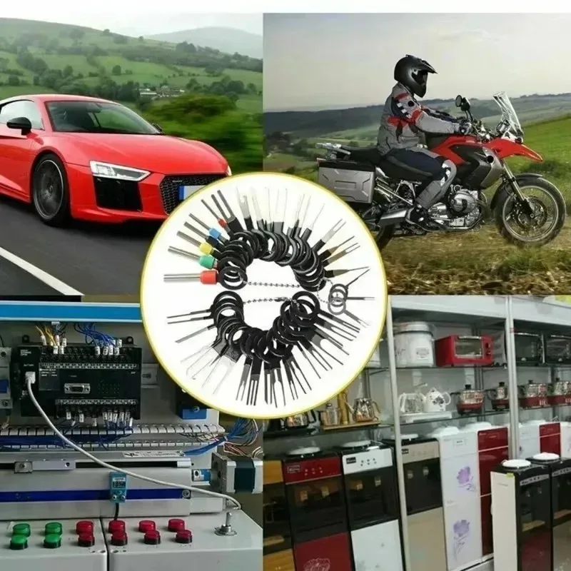 Alat Penarik Pin Konektor, Alat Mekanik Otomotif, Alat Pelepas Terminal Mobil, Perangkat Perbaikan Otomatis Multi-Ukuran, Promo