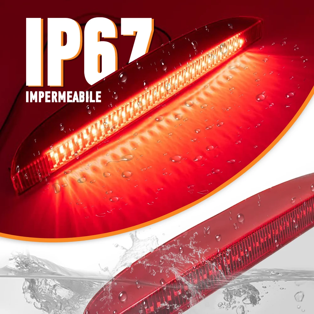 

7700410753 Car Third Rear High Level Stop Brake Light Red For Renault Clio MK2 1998 1999 2000 2001 2002-2005 Car Accessories