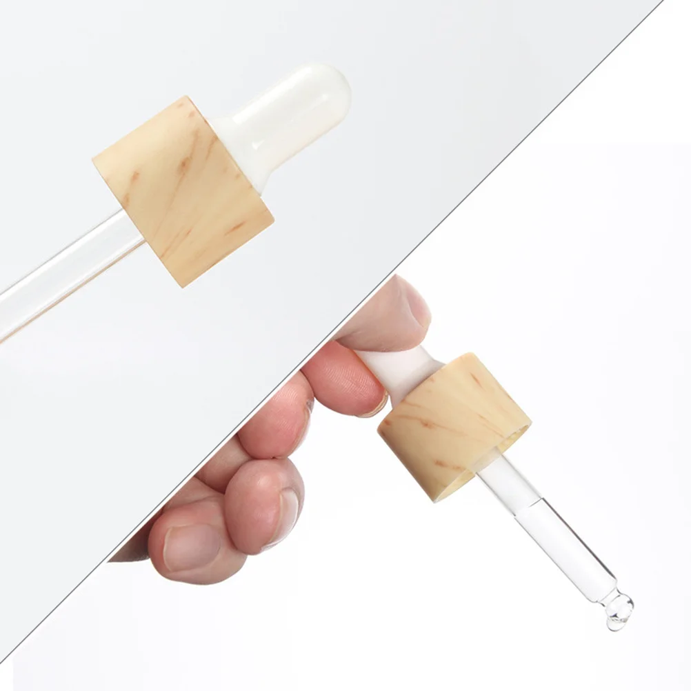 5 szt. Matowych szklanych butelek z zakraplaczem do kosmetyków, do rozdzielania produktów, wielokrotnego użytku, podróżne pojemniki na płyny, przenośne fiolki na olejki eteryczne i serum.