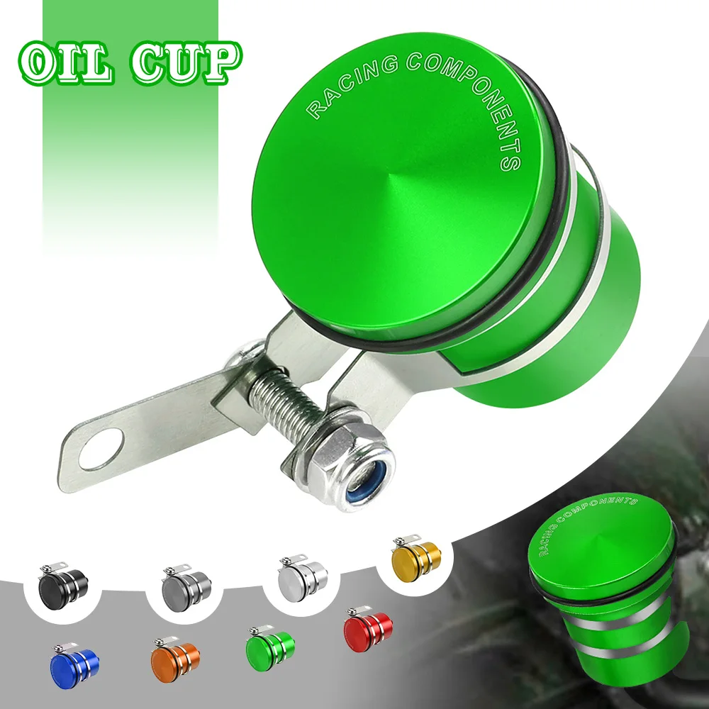 Universal Motorcycle Brake Fluid Reservoir Clutch Tank Oil Fluid Cup For kawasaki Z1000 Z1000SX Z800 Z750 Ninja 250 SL all year