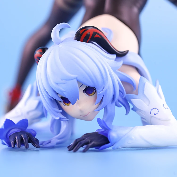 12CM Genshin Impact Anime Figure Ganyu Sexy Girl PVC Action Figure Adults Collection Statue Figurine Model Doll Toys for Gifts