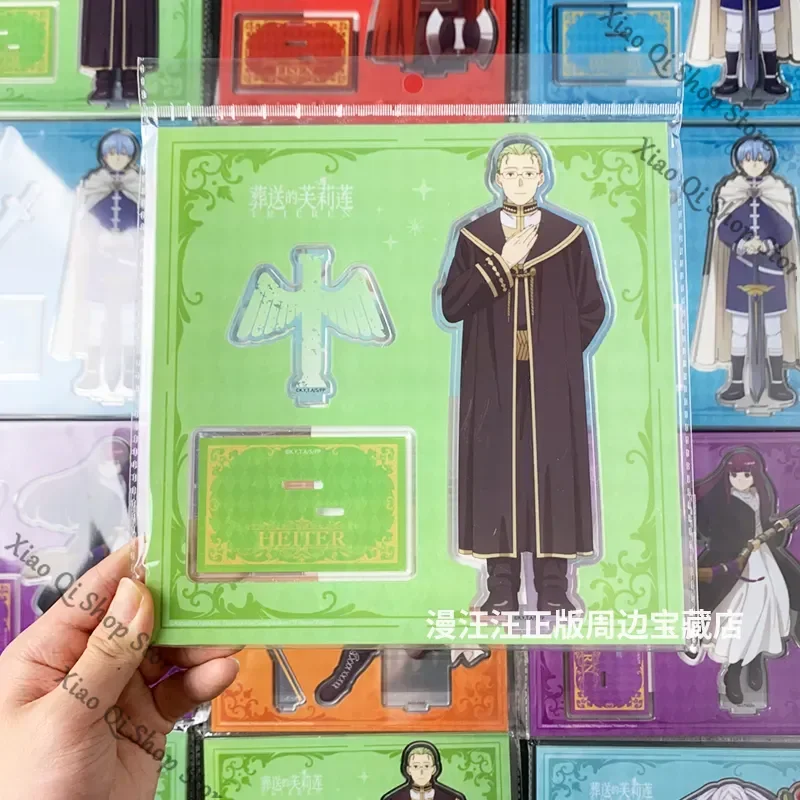 offizielles Original Frieren: Beyond Journey's End Anime-Hambitus-Acryl-Stehschild Fern Stark, quadratisches Element-Desktop-Ornament