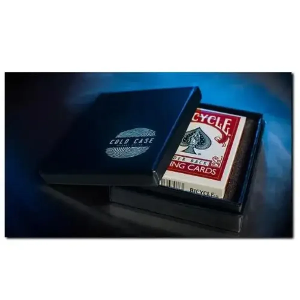 

Cold Case By Greg Wilson Magic Tricks Close Up Gimmicks Poker Deck Street Mentalism Classic Card Magia Props