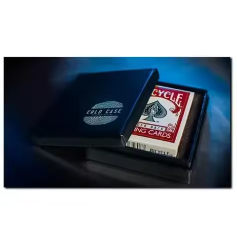 Cold Case By Greg Wilson Magic Tricks Close Up Gimmicks Poker Deck Street Mentalism Classic Card Magia Props