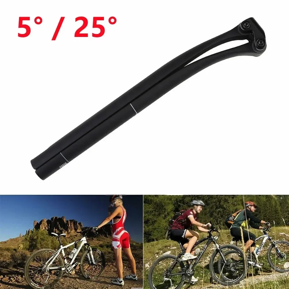 MTB Road Bike Seatpost 31.6/30.8/27.2mm 330mm Bicycle Full Carbon Fiber Seat Post Tube Mountain Bike Adjustable Angle Seat Tube