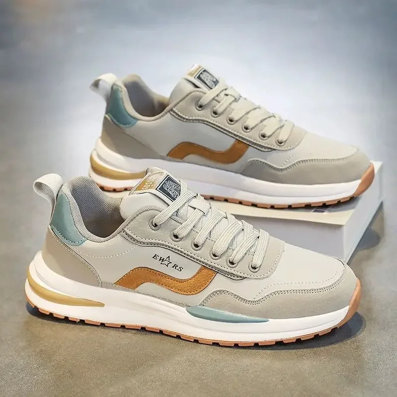 

Spring Shoes for Men Wear-Resistant Casual Shoes Men Platform Comfortable Flats New Non Slip Mens Sneakers Loafers tenis hombres