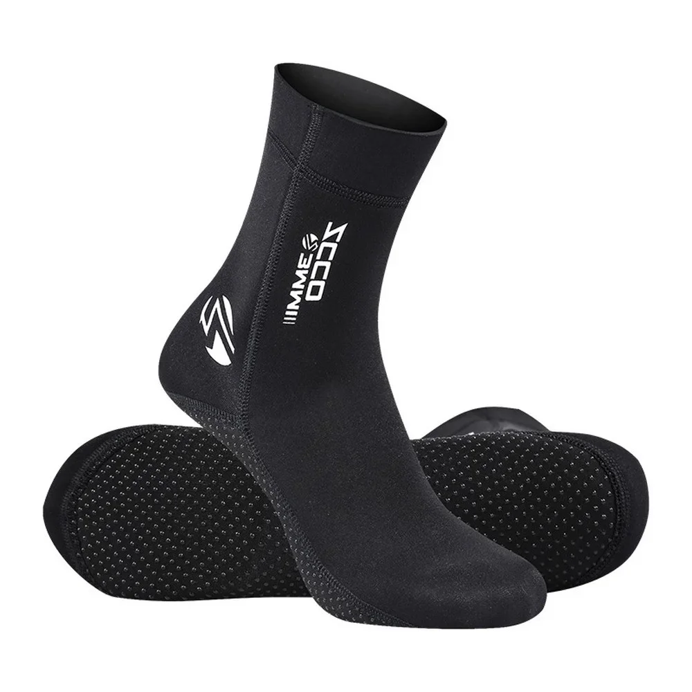 Chaussettes de plongée en néoprène coordonnantes unisexe, bottes d\'eau de natation, bottes de plage, chaussures de combinaison chaudes, plongée