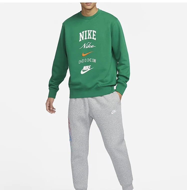 Nike Neues, locker sitzendes, lässiges Langarm-Sweatshirt mit Rundhalsausschnitt für Herren FN2611-365 – Detail 5