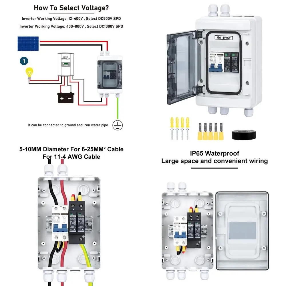 

Автоматический выключатель постоянного тока 40 А, 500 В, для наружного применения, с разъединителем