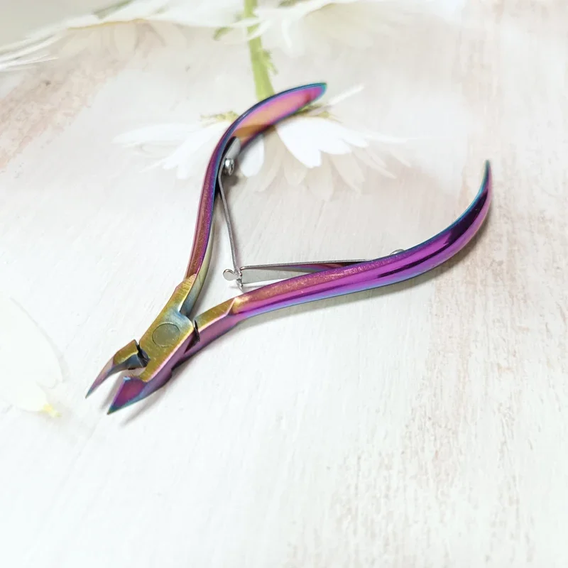 Spingitori per pelle morta Rimozione Tronchesi per cuticole in argento Forbici Accessori per manicure per nail art in acciaio inossidabile Set di strumenti per unghie