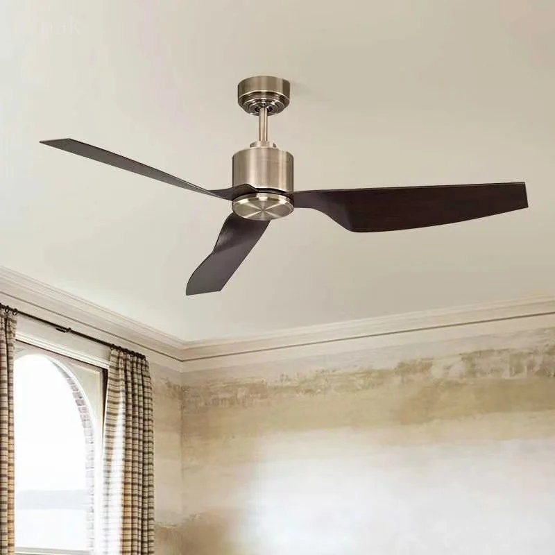 52 inch unlit ceiling fan  living room dining room minimalist creative mall office industrial fan ceiling fan