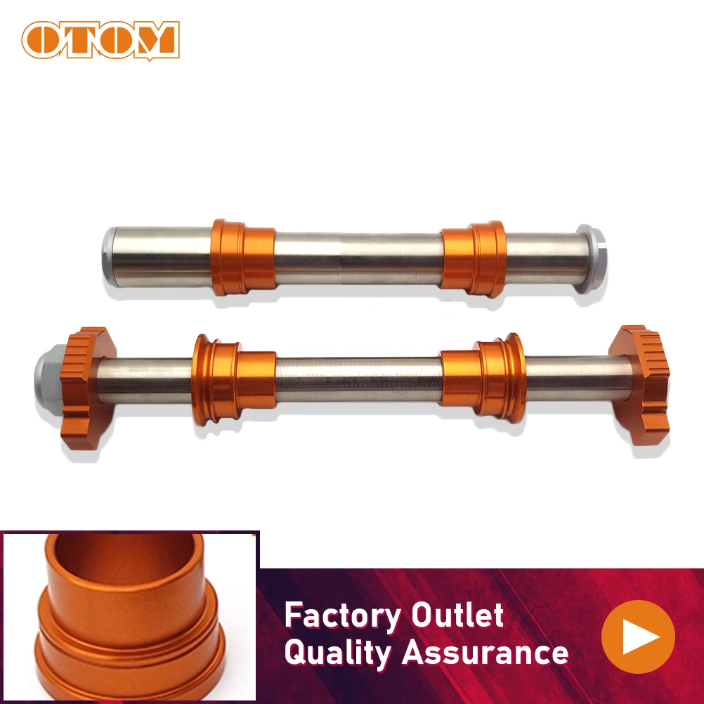 

Motorcycle CNC Accessories Front Rear Axle Wheel Hub Shaft With Nut Kit For For KTM EXC EXCF SXF XCF HUSQVARNA FC FX TC