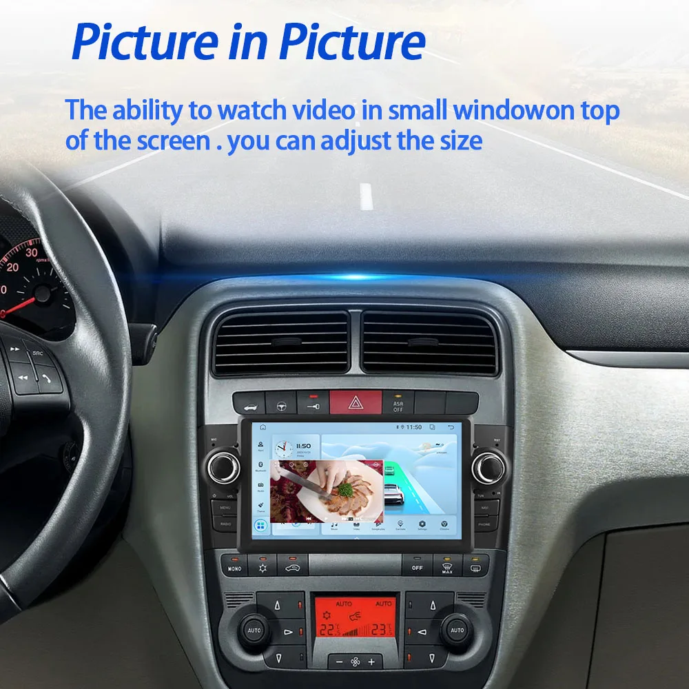 7 inch Android Auto For Fiat Grande Punto Linea 2007 - 2012 Car Radio Stereo Navigation GPS Multimedia Video Player 4G Carplay