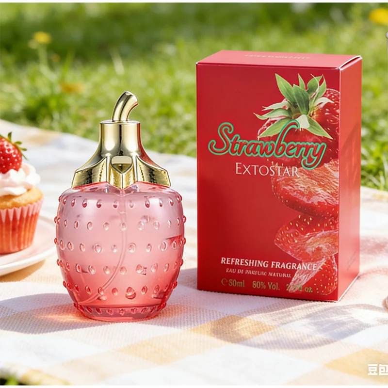 

Women Perfume Lemon Rose Jasmine Cedarwood Amber Sweet Girls Perfect Dates Gifting Bonus Cute Strawberry Bottle Budget-friendly