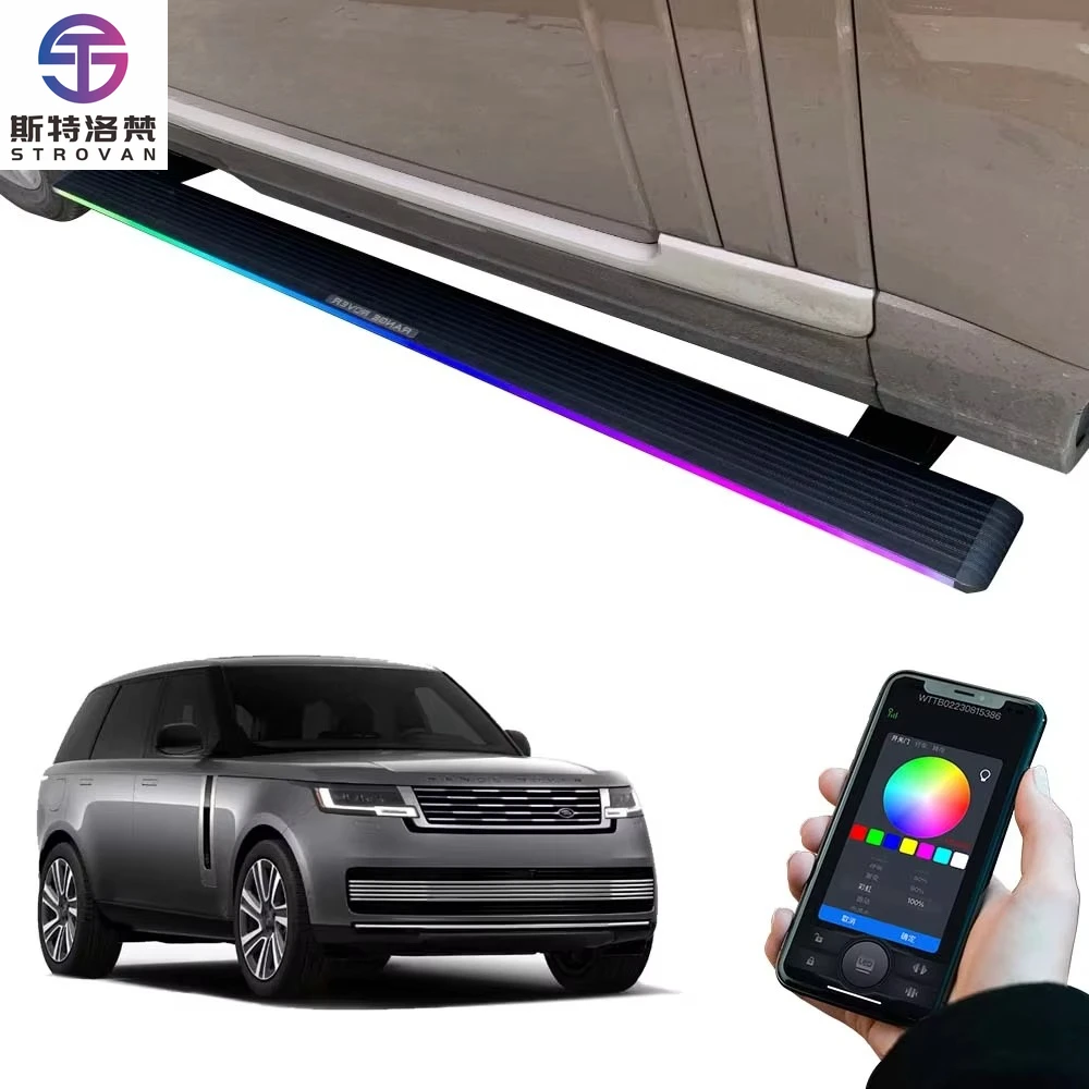 

STLF CLRAK 2023-2024 Range Rover Vogue L460 OEM Retractable Electrical LED Side Steps Power Running Boards for Range Rover
