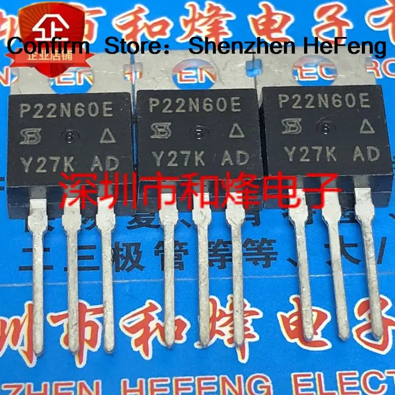 5PCS-10PCS P22N60E SIHP22N60E-E3  TO-220 600V 22A Original On Stock Quicky Shipping