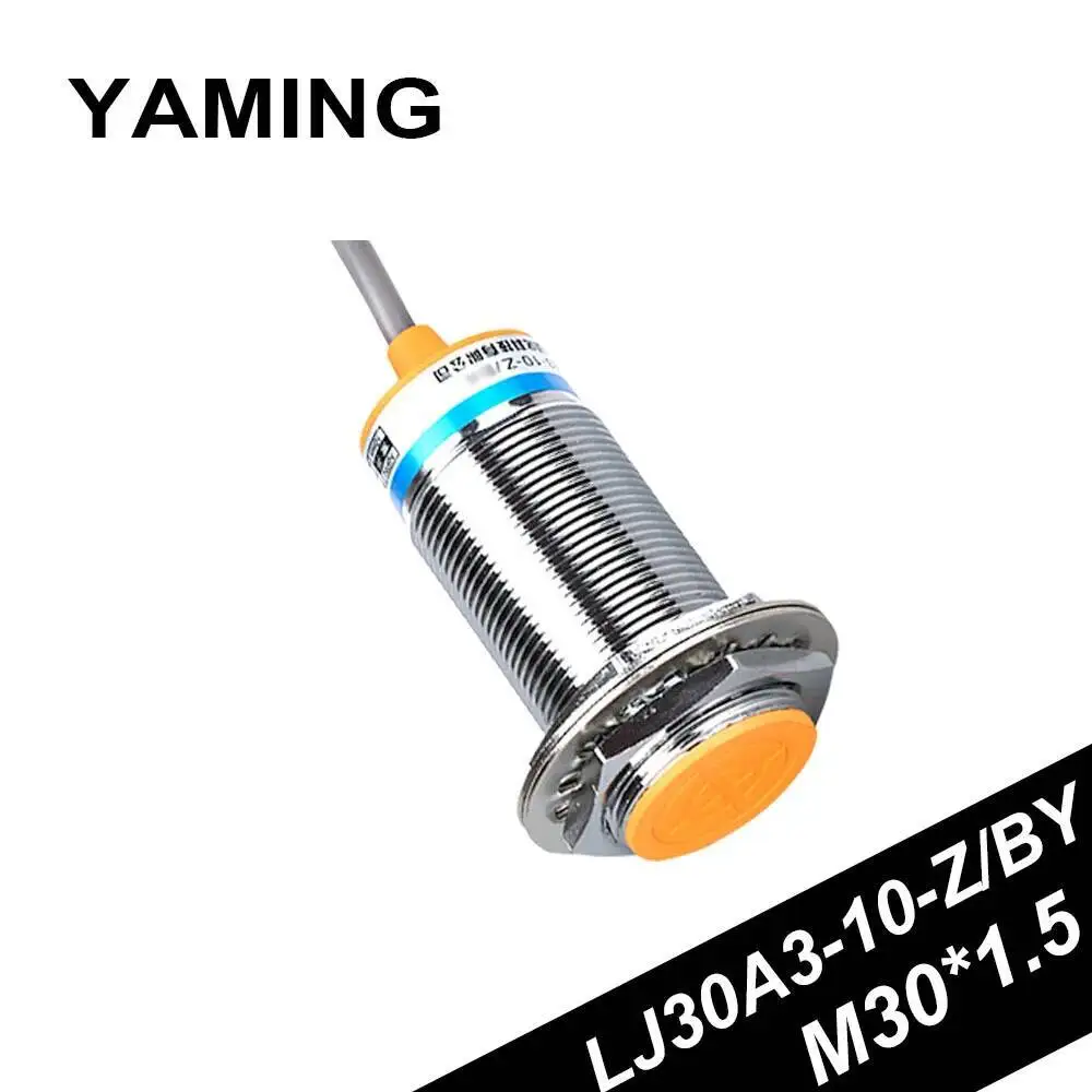 Cảm ứng Kim Loại Tắc Cảm M30 Cảm Biến DC 3 Dòng PNP/NPN Thường Mở LJ30A3-10-Z/BẰNG CÁCH Phát Hiện Khoảng Cách 10mm