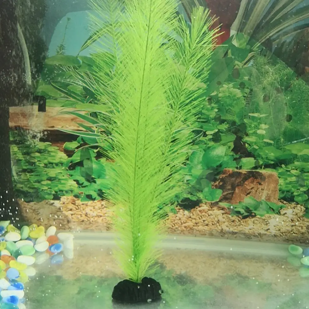 1/3Pcs 28/40cm Aquarium Fish Tank Artificial Water Grass Aquatic Plant Landscaping Decor Underwater Plants Water Weeds Ornament