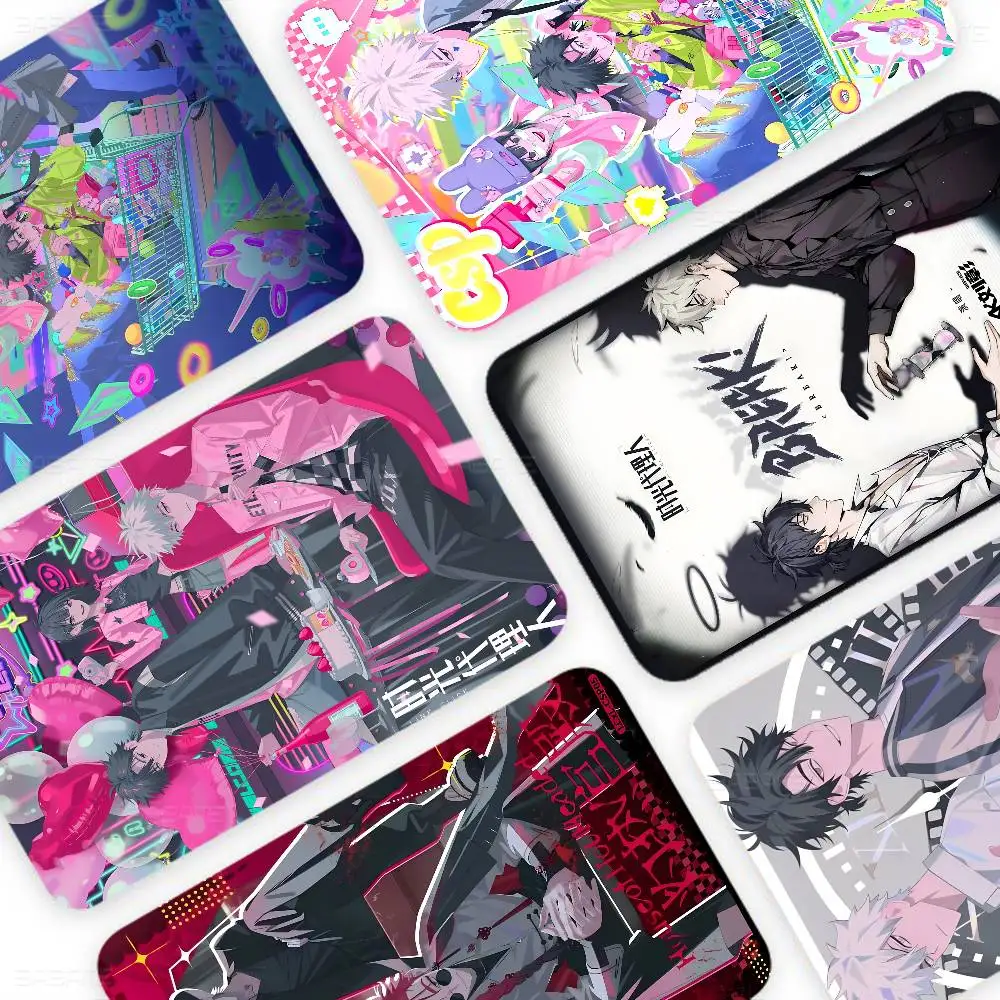 Mysterious L-Link C-Click Anmie Sticker Film Skin Cover for Credit Card Debit Bank Card Front