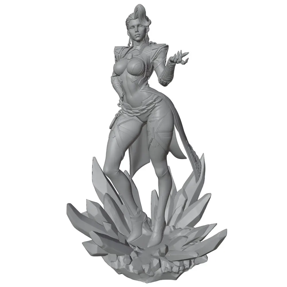 Sexy European King 1/24 Miniature Resin Statue 75mm Handmade Model Kit, 3D Printed Unpainted Requires Hand Painting Resin Model Halloween and Christmas Gift, Mysterious Figure Decoration |   Fine Fantasy Dolls |   Fine Craftsmanship Suitable for Role-Playing Games and Collecting - Miniature Female Character Decorations - Detailed Poses and Sculptures