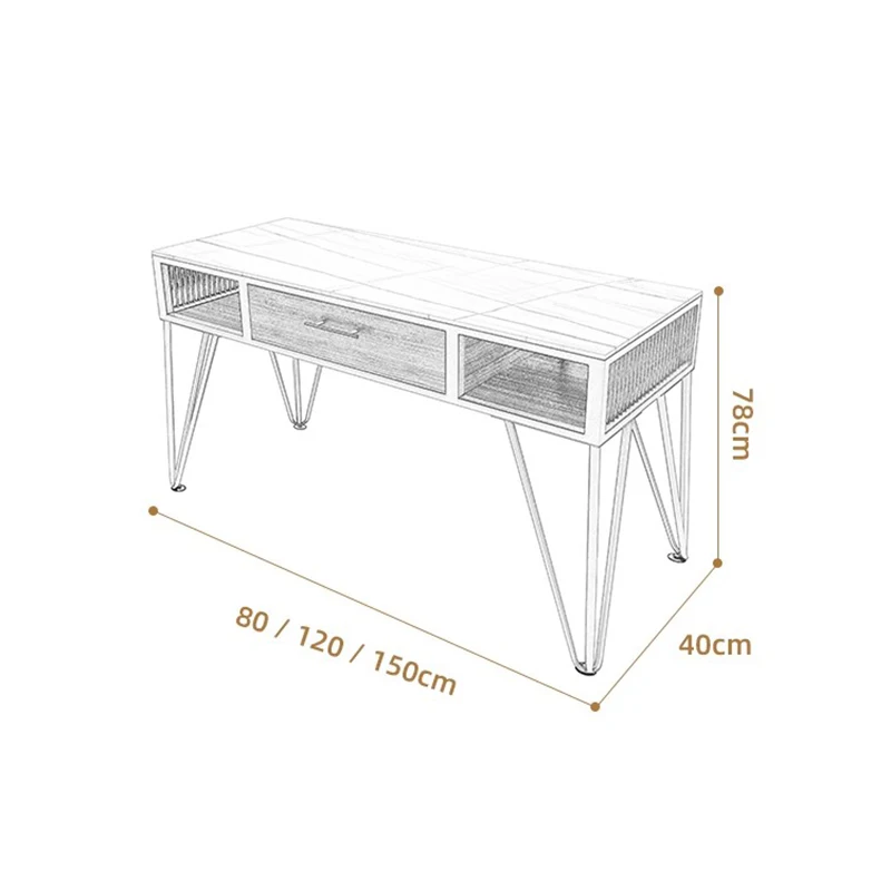 Italian Unique Nail Table Elegant Cute Modern With Storage Nail Table Multifunctional Design Table Manucure Salon Furniture