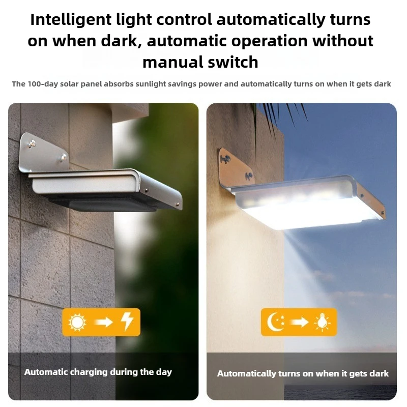 Solar Garden Light Outdoor Waterproof 46LED Human Body Induction Light, Factory Direct Sales of Outdoor Lighting LED Lamps