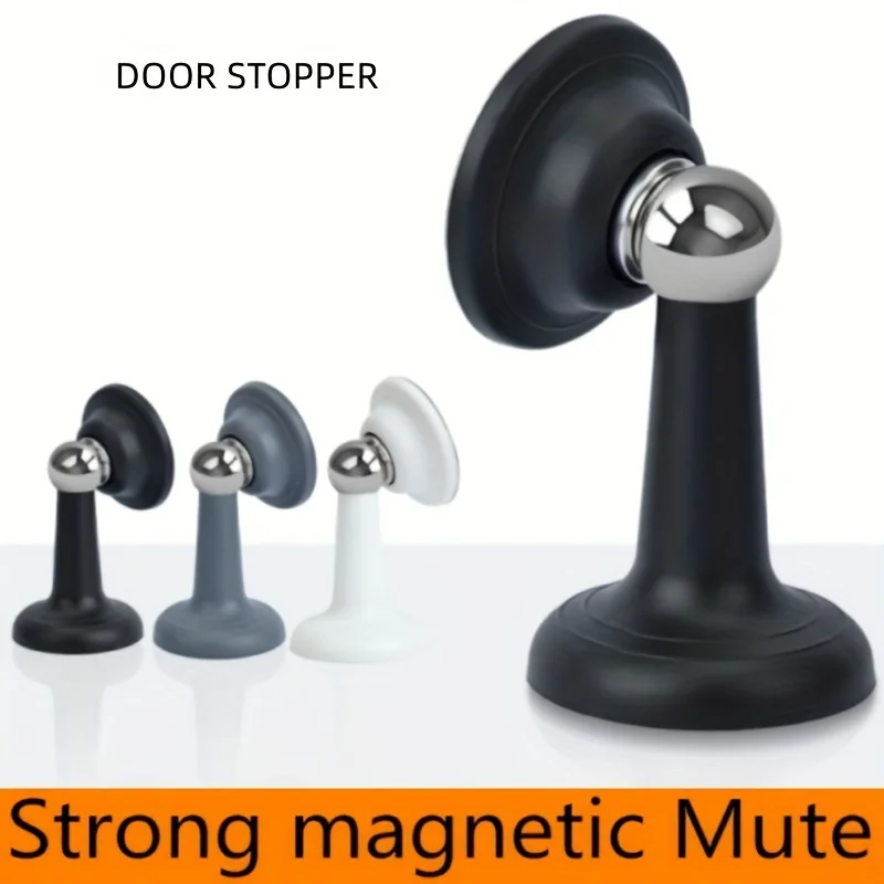 

Strong magnetic silent door plug, household bedroom without drilling adsorption anti-collision silicone floor door plug