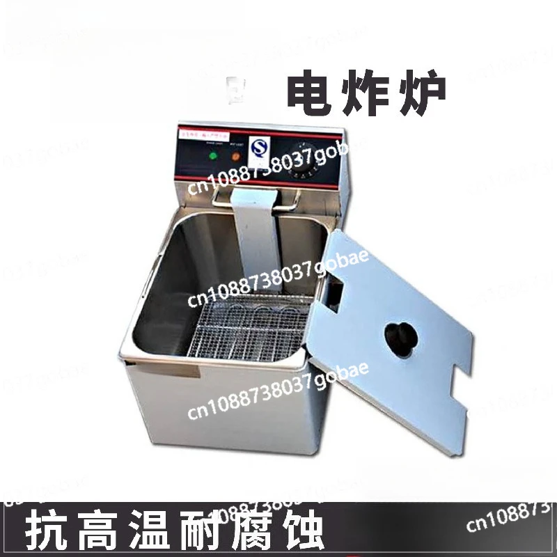 

Коммерческая настольная одно- и двухцилиндровая фритюрница из утолщенной нержавеющей стали